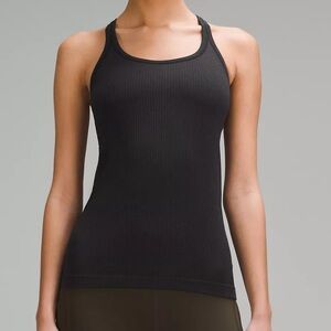 Lululemon Ebb to Street Black Tank size 8